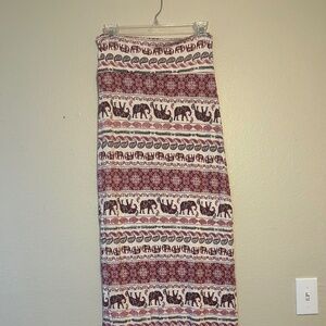 Long Patterned skirt